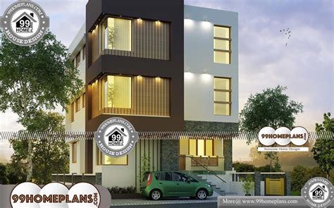 It's tough to read house plans when they're thick with seemingly cryptic symbols. 3 Story Contemporary House Plans 70+ Kerala Modern Home ...