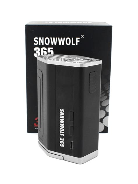 2015 vape con snowwolf 200w box mod release. Sigelei Snowwolf 365 TC Box Mod Review | Spinfuel VAPE