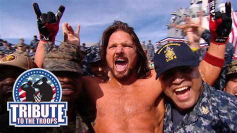 Wwe Tribute To The Troops Begins With Special Salute Wwe Tribute To
