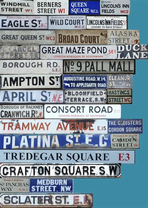 London Street Signs