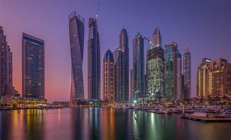Tapeta Na Monitor Města Dubaj Spojené Arabské Emiráty Mrakodrap