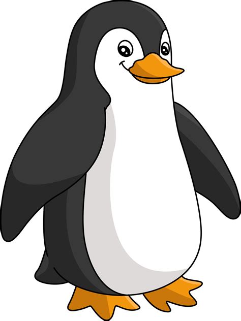 Penguin Cartoon Colored Clipart Illustration Vector Art At Vecteezy