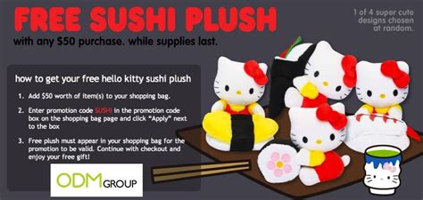 Sanrio Gwp Hello Kitty Sushi Plush