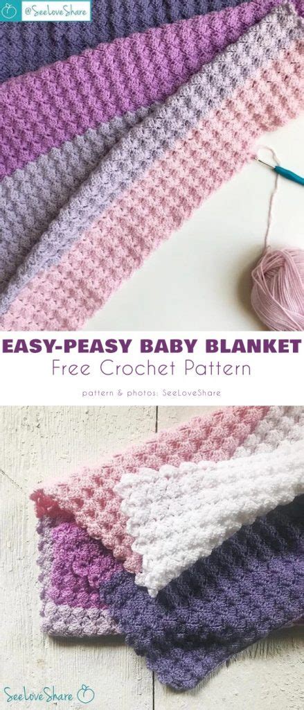 Easy Peasy Baby Blanket Free Crochet Patterns Your Crochet