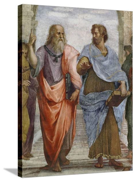 Aristotle And Plato Detail Of School Of Athens 1510 11 Fresco