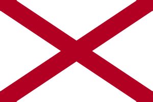 The flag of the state of alabama shall be a crimson cross of st. Flagge Alabamas - Wikipedia