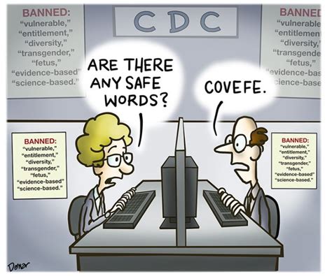 Cartoon Banned Cdc Words The Moderate Voice