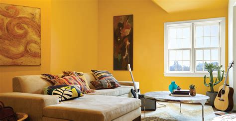 Yellow Living Room Ideas And Inspirational Paint Colors Behr