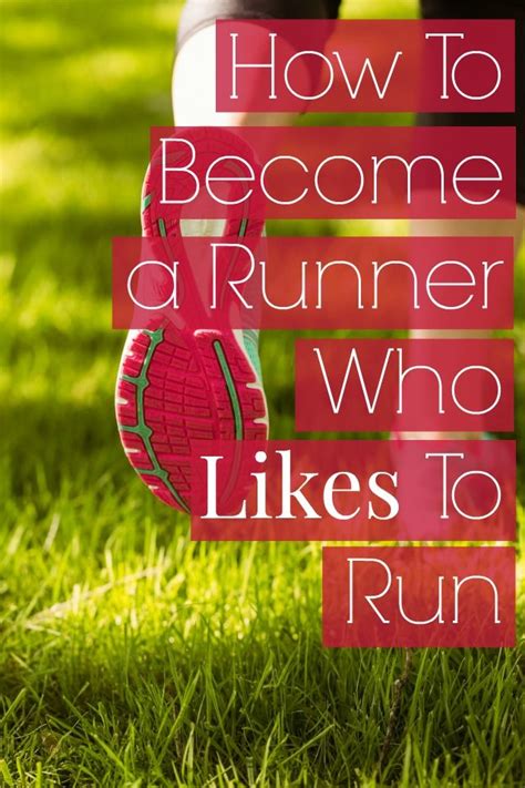 A Person Running On Grass With The Words How To Become A Runner Who