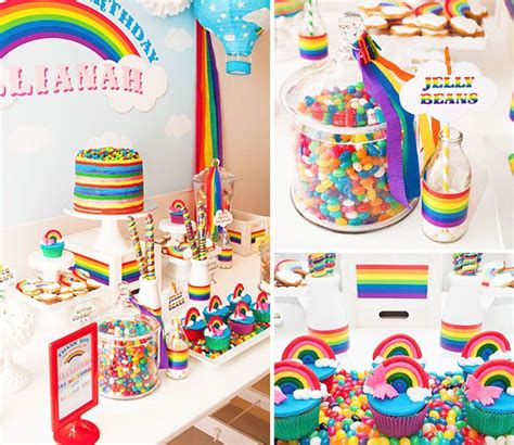 Rainbow Themed 1st Birthday Party Ideas Decor Planning Rainbow