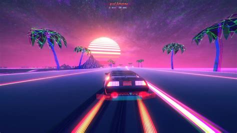 82525 Outrun Sunset Retrowave Synthwave 4k Wallpaper