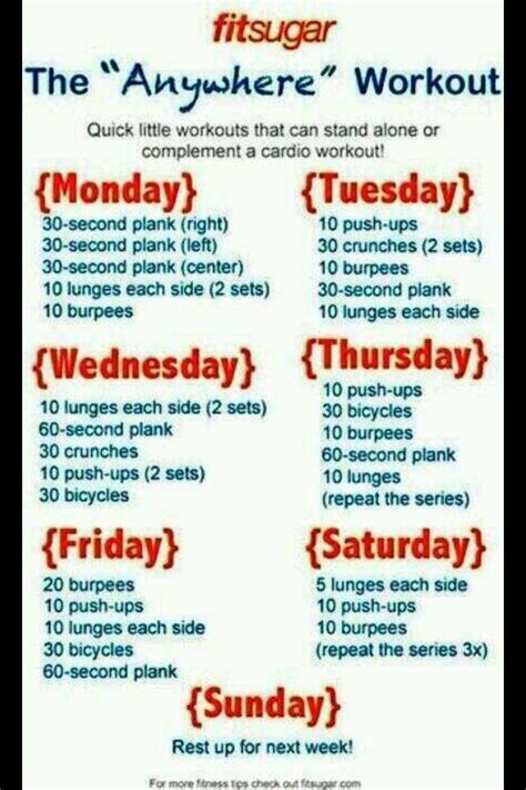 Simple Everyday Workout Summer Workout Plan Workout Plan For Beginners Workout Plan For Women