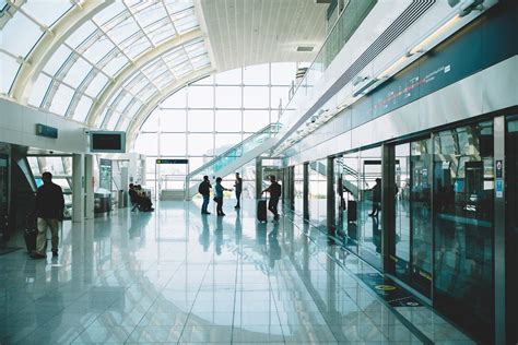 Free Photo Airport Arrival Hall Interior