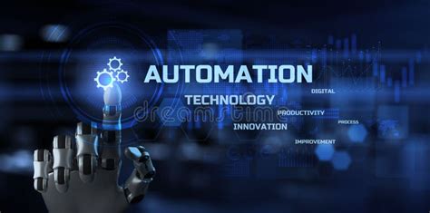 Robotic Process Automation Innovation Technology Concept Robotic Arm