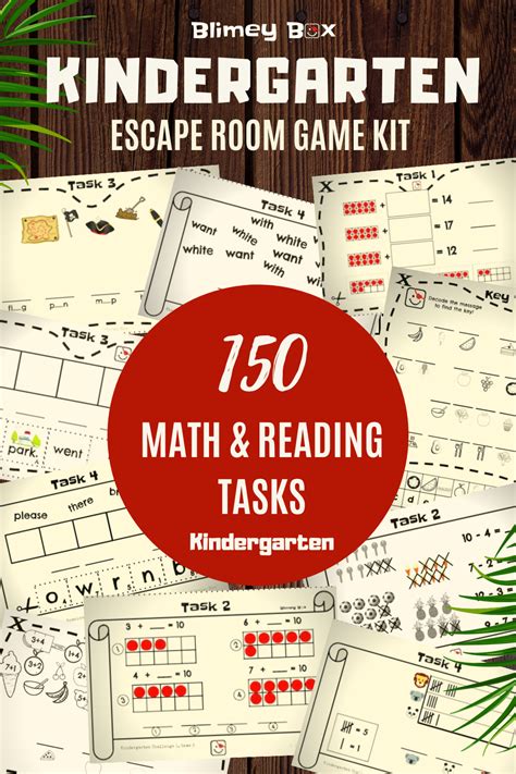 There are more ideas for how to use the escape room included in the plans. Pin on kids pages