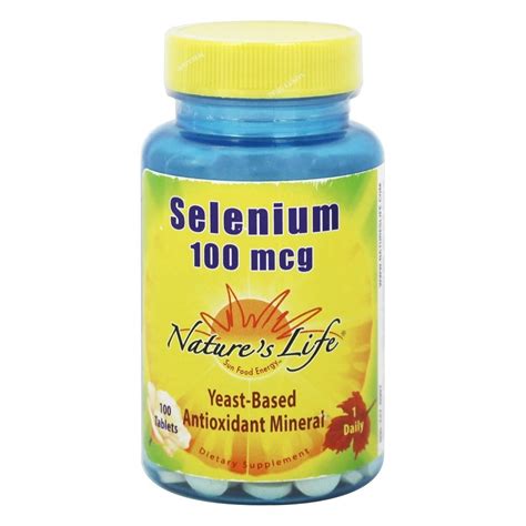 Natures Life Selenium 100 Mcg 100 Tablets