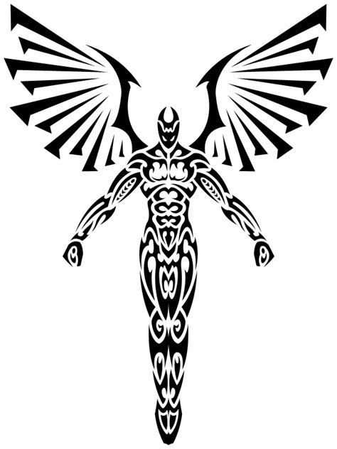 Tribal Angel 2 By Shadow696 On Deviantart Tribal Tattoos Tribal