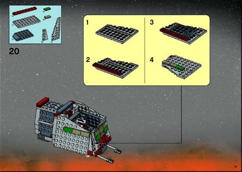 Lego 7261 Clone Turbo Tank Instructions Star Wars