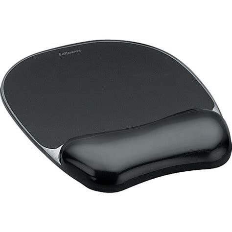 Fellowes Crystal Gel Non Skid Non Gaming Mouse Padwrist Rest Combo