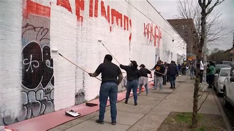 Nypd Launches Graffiti Cleanup Initiative Across New York City Abc7