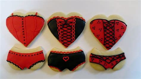 Decorated Lingeriecorset Cookie Favors For A By Sayitwithheart Cookie