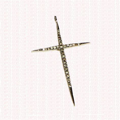 Pave Diamond Cross Charms Pendants At Rs Piece Pave Diamond