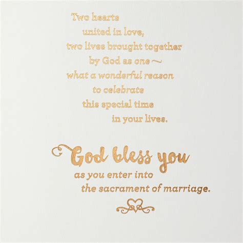 Two Become One Religious Wedding Card Greeting Cards Hallmark