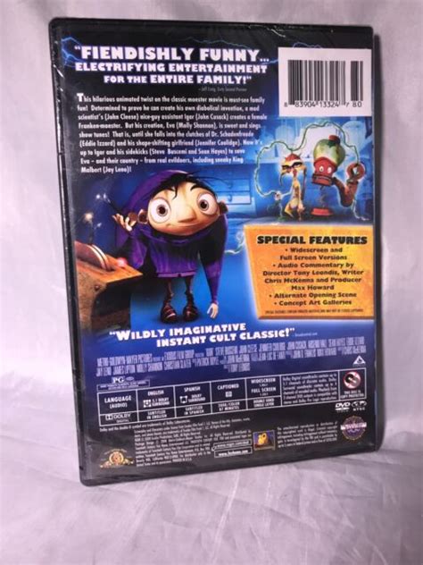 Igor Dvd 2009widescreen And Full Screen Brand New And Factory Sealed Ebay