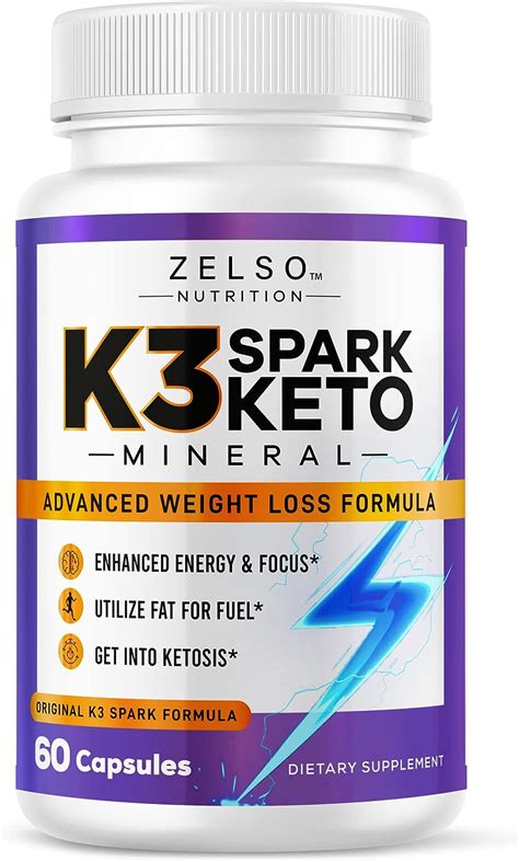 K3 Spark Mineral Pills By Zelso Nutrition Advanced K3spark Pill Formula For Men And