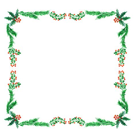 Border Christmas Holly Free Vector Graphic On Pixabay