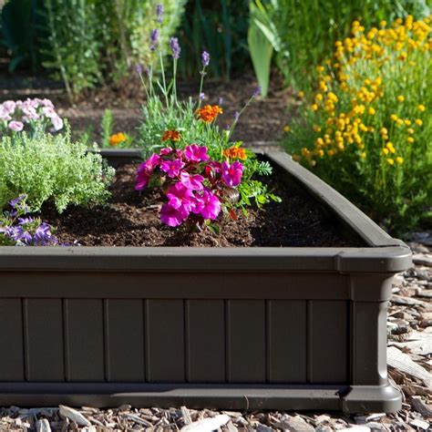 Place the short end piece next to the long we used cedar fence pickets and they weren't too expensive that way. Lifetime 4 ft. x 4 ft. Raised Garden Bed (3-Pack)-60069 ...