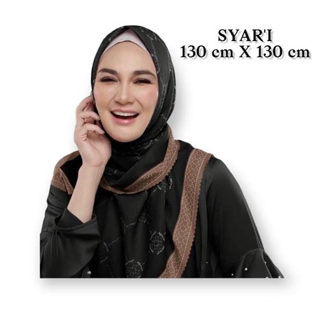 Hijab Sayari Hijab Hijab Hijab Rectangular Hijab Lasercut Motif