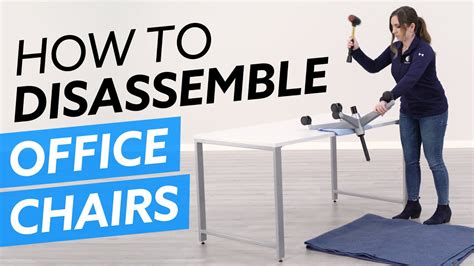 How To Disassemble Office Chairs Youtube