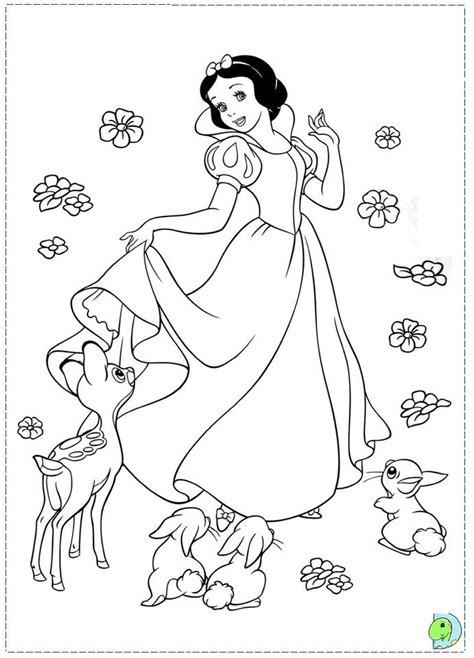 Coloriage Blanche Neige Disney Princess Coloring Pages Princess
