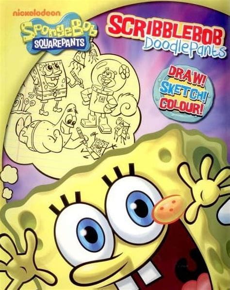Scribblebob Doodlepants Draw Sketch Colour Spongebob Squarepants