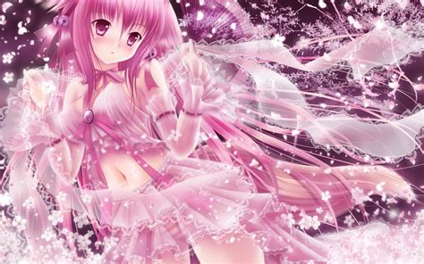 Pink Anime Wallpapers On Wallpaperdog