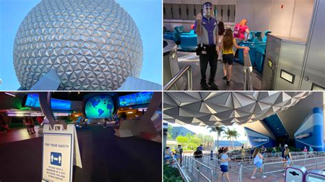 Photos Spaceship Earth Reopens At Epcot With Seating Modifications And