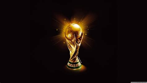 Download Dazzling Gold Trophy Fifa World Cup 2022 Wallpaper