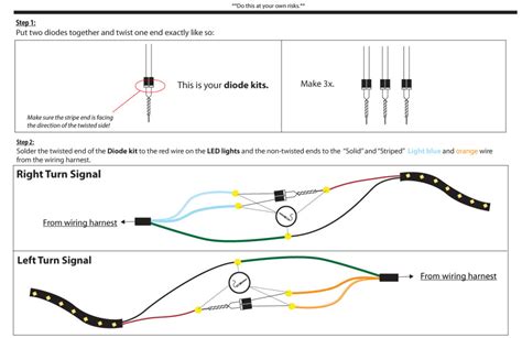 Connect the turn signal adapter yellow wire, directly to the front left amber light lead wire on your car. 19 New Harley Wiring Diagrams Simple