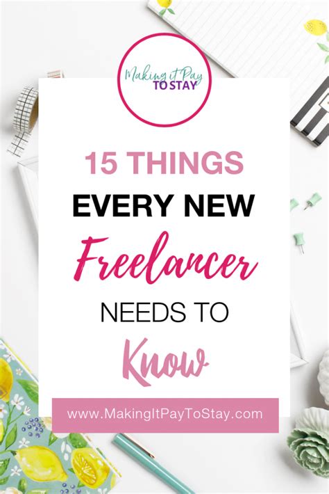 15 Things Every Newbie Freelancer Needs To Know Start Saving Money