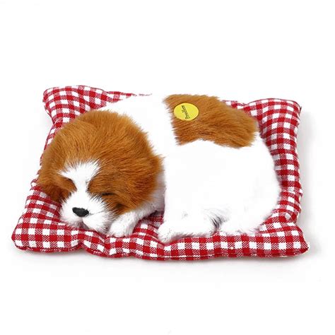 Stuffed Toys Lovely Simulation Animal Doll Plush Sleeping Dogs Toy With