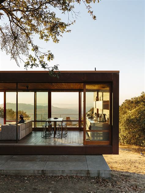 Choose from 30+ glass house graphic resources and download in the form of png, eps, ai or psd. Photo 4 of 5 in Steel-Clad Prefab Modules Perch Lightly in ...