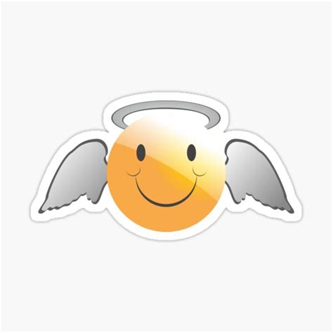 Stickers Sur Le Thème Angel Emoji Redbubble