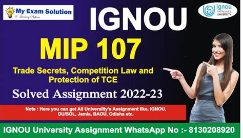Mip 107 Solved Assignment 2022 23 My Exam Solution