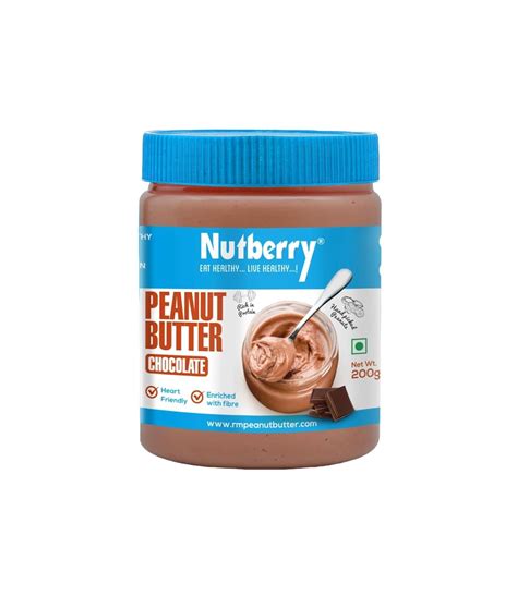 Nutberry Peanut Butter Peanut Butter Chocolate 200gm Tasty And Healthy Nut Butter Spread 100