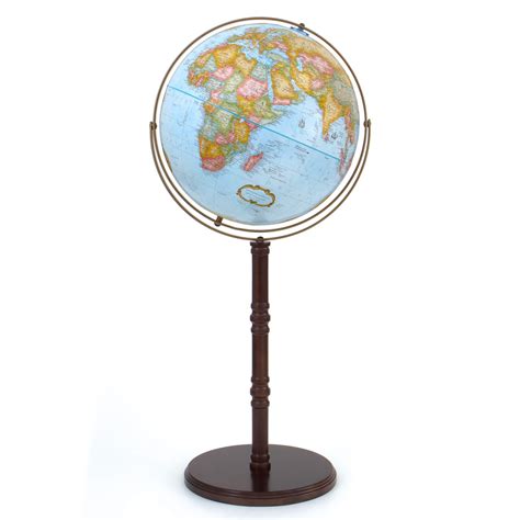 Edinburgh Globe Floor Or Desk World Globe With Blue Ocean Ball