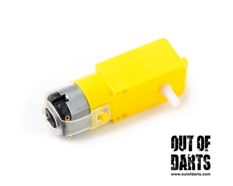 Plastic Gear Motor Yellow 3 6v Dual Axis Works On 12v For Light Duty
