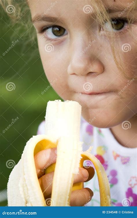 Banana Eater Stock Photo Image Of Eating Hungry Girl 234548