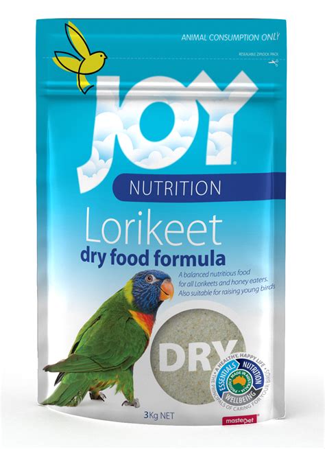 Michael nottingham doesn't recommend joy dog food. Joy Lorikeet Dry Food 3kg