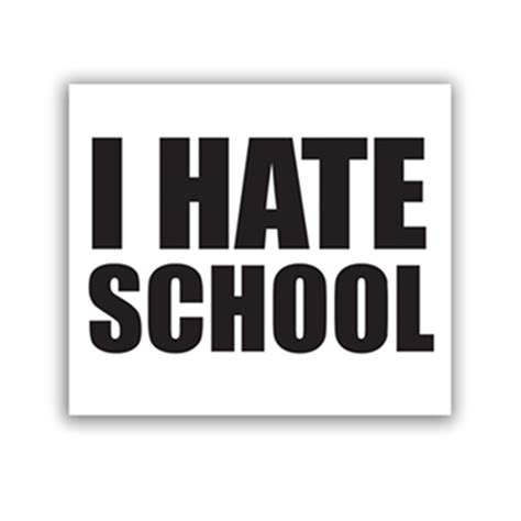 I Hate School Logo
